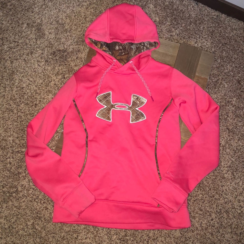 Hot Pink Camo Sweatshirt